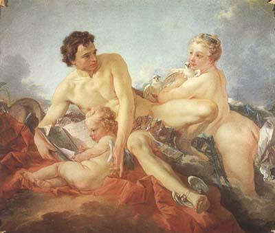 Francois Boucher The Education of Amor (mk08)